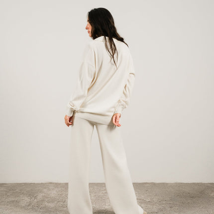 Cashmere Mix Polo Knit