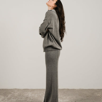 Cashmere Mix Polo Knit