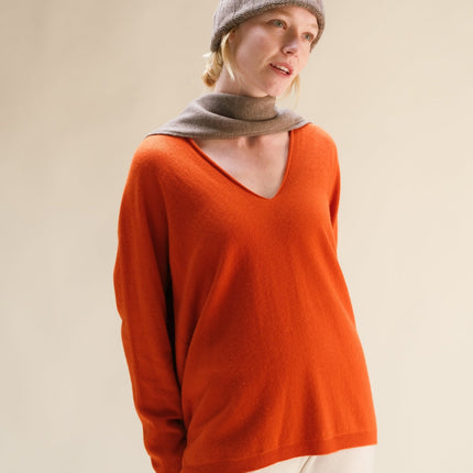 Cashmere Mix Ribbed Beanie