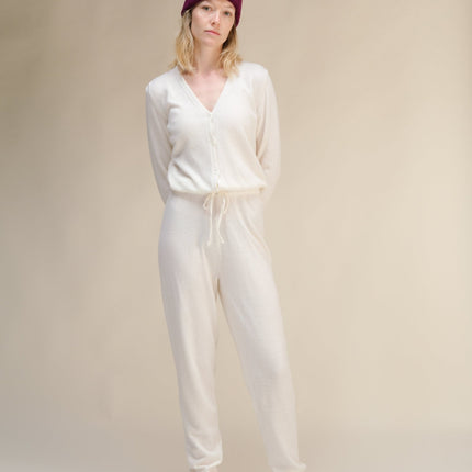 Cashmere Mix Ribbed Beanie