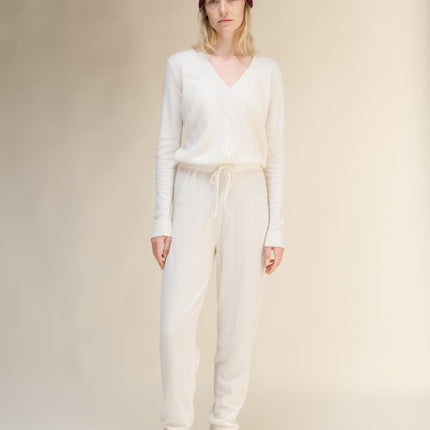 Cashmere Mix Ribbed Beanie