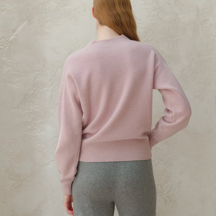 Cashmere Mix Ribbed Cardigan