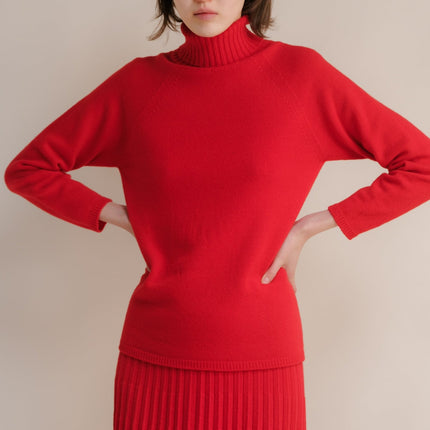 Cashmere Mix Turtleneck Sweater (3D - Knit)