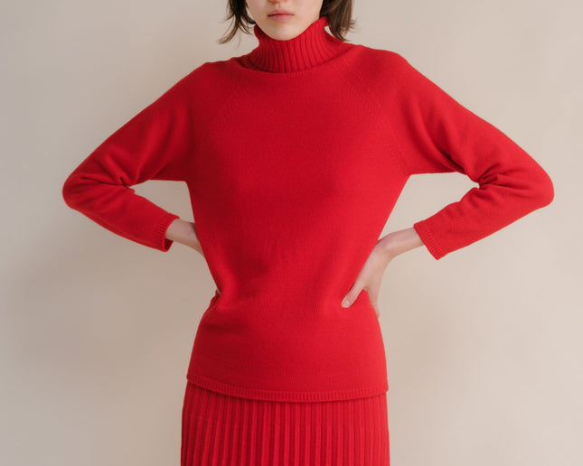 Cashmere Mix Turtleneck Sweater (3D - Knit)