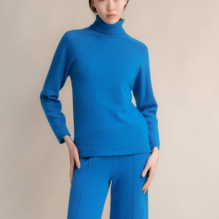 Cashmere Mix Turtleneck Sweater (3D - Knit)