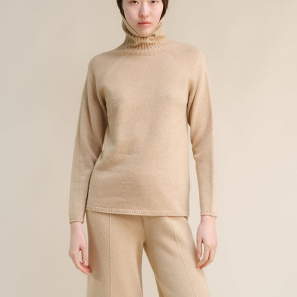 Cashmere Mix Turtleneck Sweater (3D - Knit)