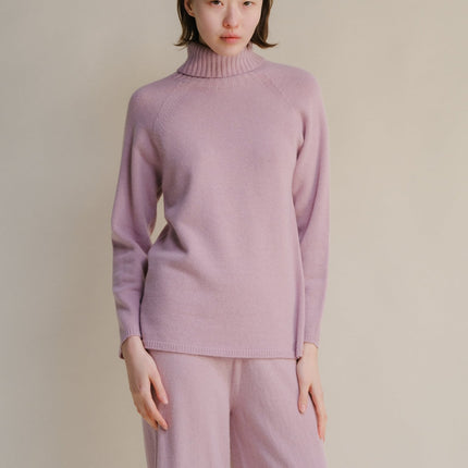 Cashmere Mix Turtleneck Sweater (3D - Knit)