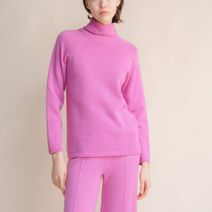 Cashmere Mix Turtleneck Sweater (3D - Knit)