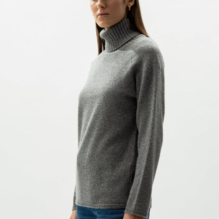 Cashmere Mix Turtleneck Sweater (3D - Knit)