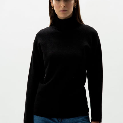 Cashmere Mix Turtleneck Sweater (3D - Knit)