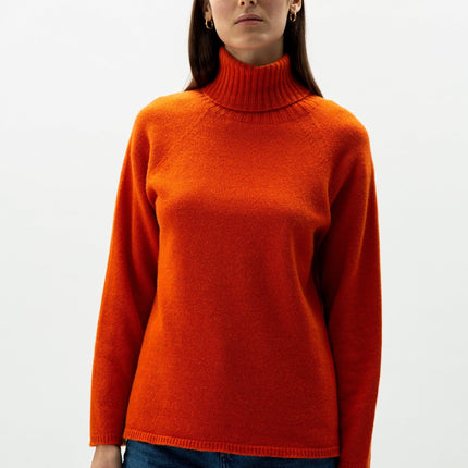 Cashmere Mix Turtleneck Sweater (3D - Knit)