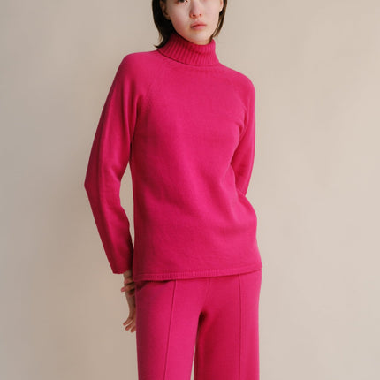 Cashmere Mix Turtleneck Sweater (3D - Knit)