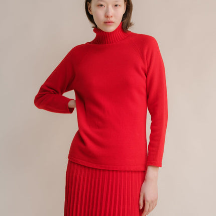 Cashmere Mix Turtleneck Sweater (3D - Knit)