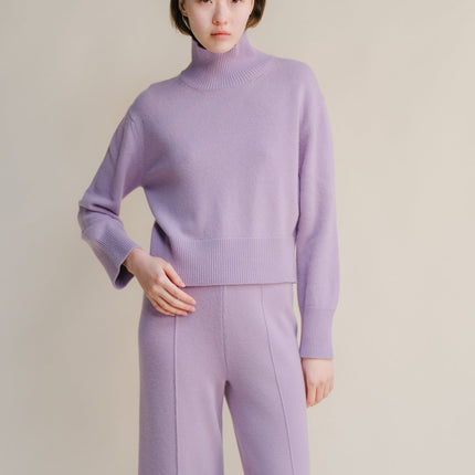 Cashmere Mix Turtleneck Sweater