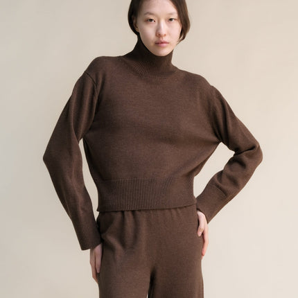 Cashmere Mix Turtleneck Sweater