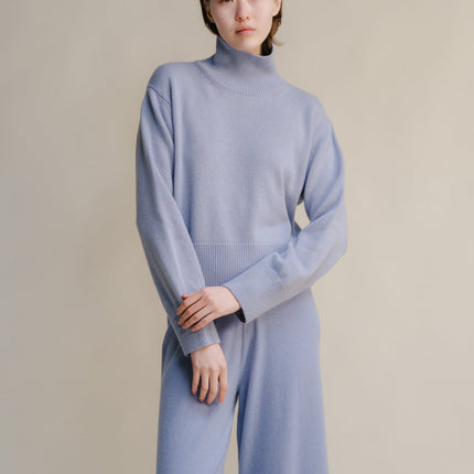 Cashmere Mix Turtleneck Sweater