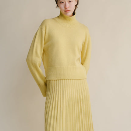Cashmere Mix Turtleneck Sweater