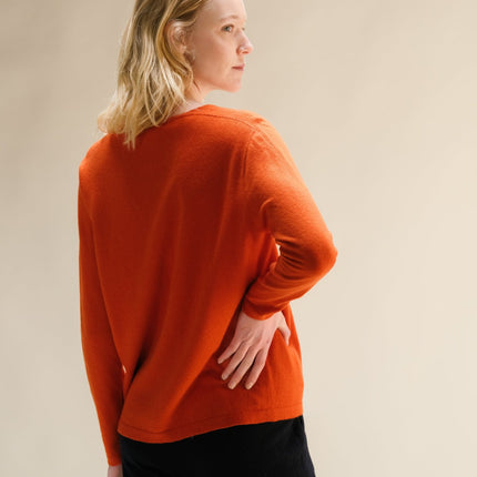 Cashmere Mix V - Neck (3D - Knit)