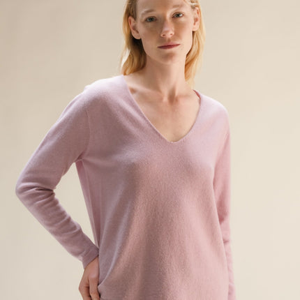 Cashmere Mix V - Neck (3D - Knit)