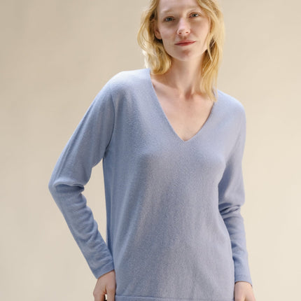 Cashmere Mix V - Neck (3D - Knit)