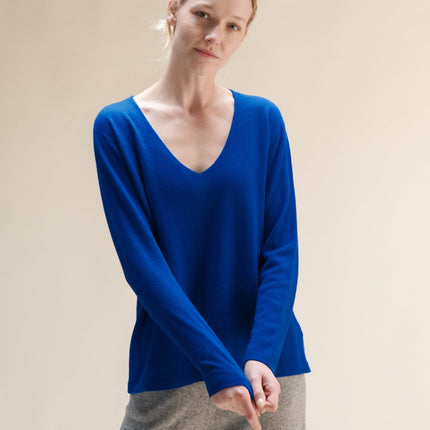 Cashmere Mix V - Neck (3D - Knit)