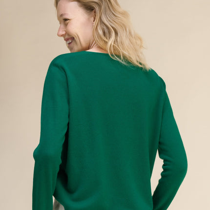 Cashmere Mix V - Neck (3D - Knit)