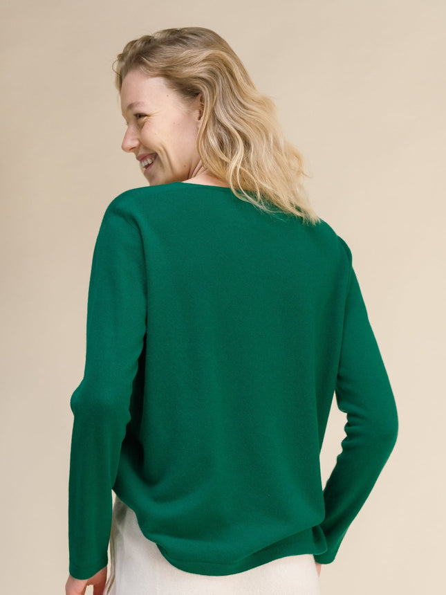 Cashmere Mix V - Neck (3D - Knit)