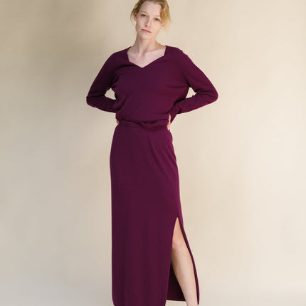 Cashmere Mix V - Neck (3D - Knit)