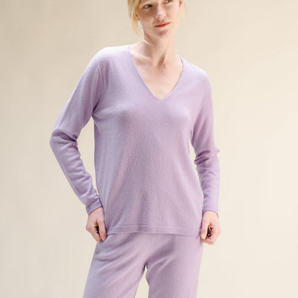 Cashmere Mix V - Neck (3D - Knit)