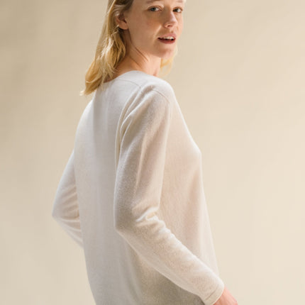 Cashmere Mix V - Neck (3D - Knit)
