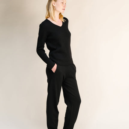 Cashmere Mix Yoga Pants (3D - Knit)