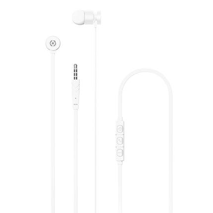 CELLY - UP 1000 - WIRED EARPHONES WHITE (AURICOLARI CON CAVO)