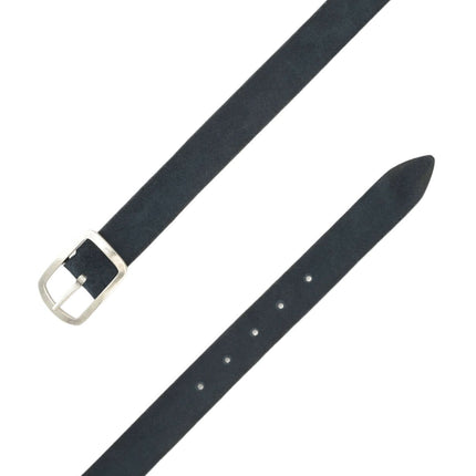 Cintura Hunting Double Blu in Pelle