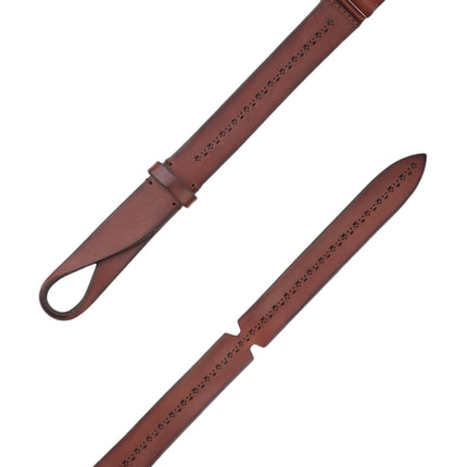 Cintura Nobuckle Bull Soft in Cuoio