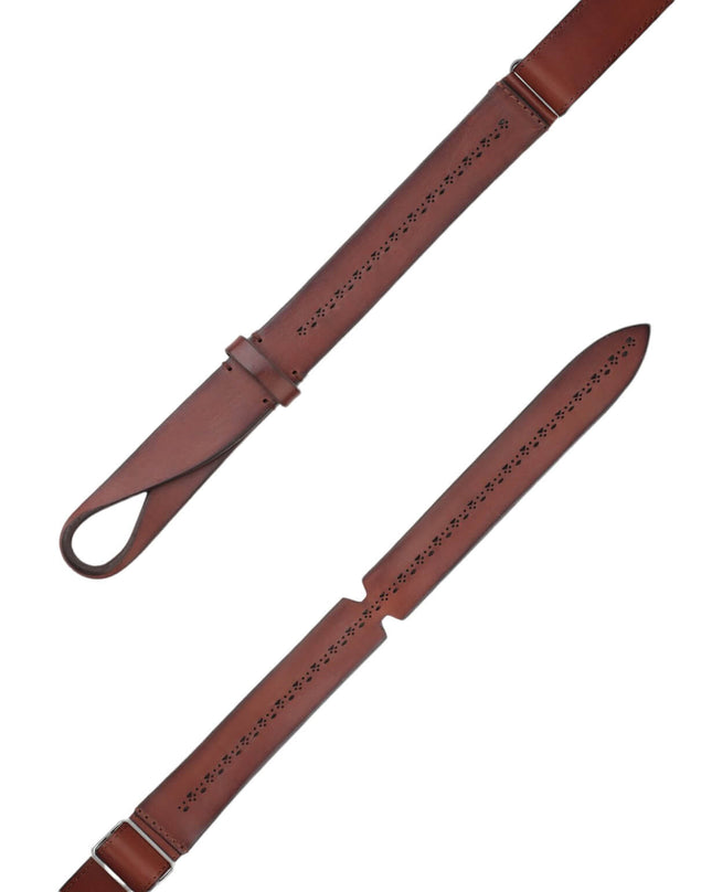 Cintura Nobuckle Bull Soft in Cuoio