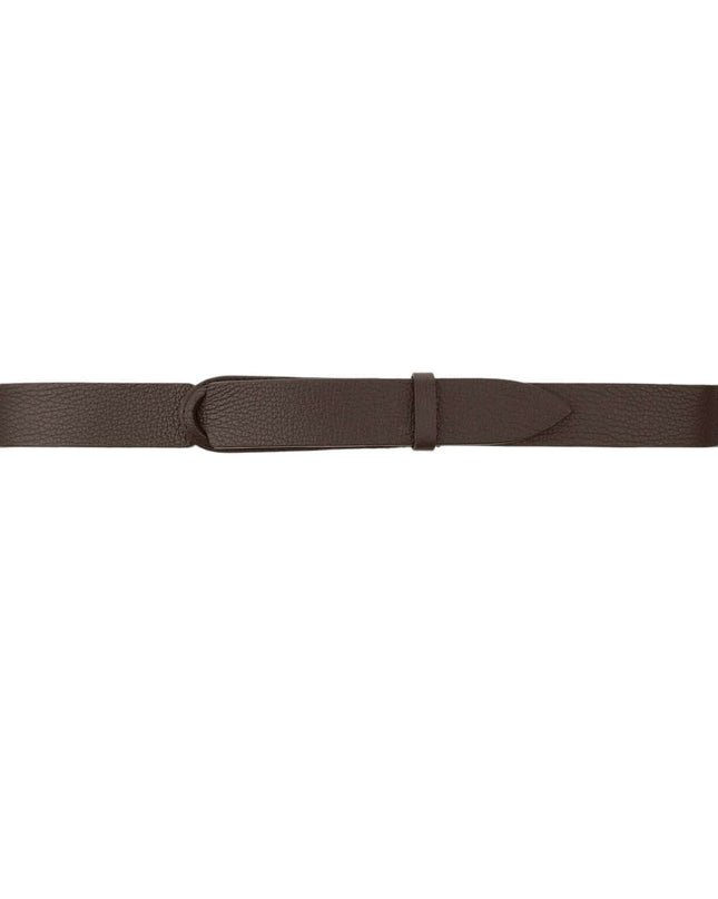 Cintura Nobuckle Micron in Pelle