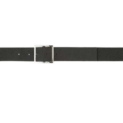 Cintura Reversibile Micron Double Nero/Fango in Pelle