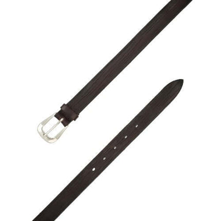 Cintura Sportiva Bull Soft in Cuoio Testa di Moro