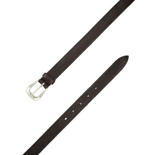 Cintura Sportiva Bull Soft in Cuoio Testa di Moro