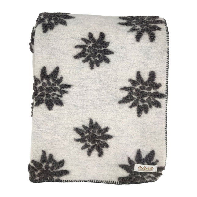 Coperta Stella Bianco/Ardesia