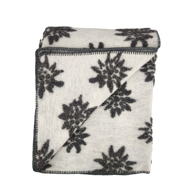 Coperta Stella Bianco/Ardesia