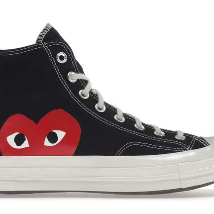converse chuck taylor all-star 70 hi comme des garcons play black