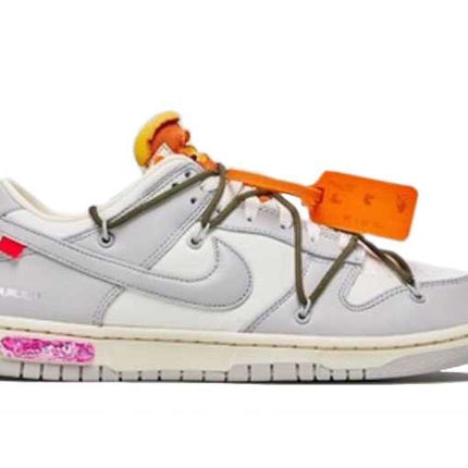 nike dunk low off-white lot 22