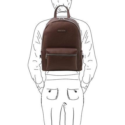 Dakota - Soft leather backpack | TL142333