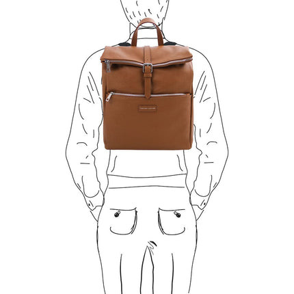 Denver - Soft leather backpack | TL142355