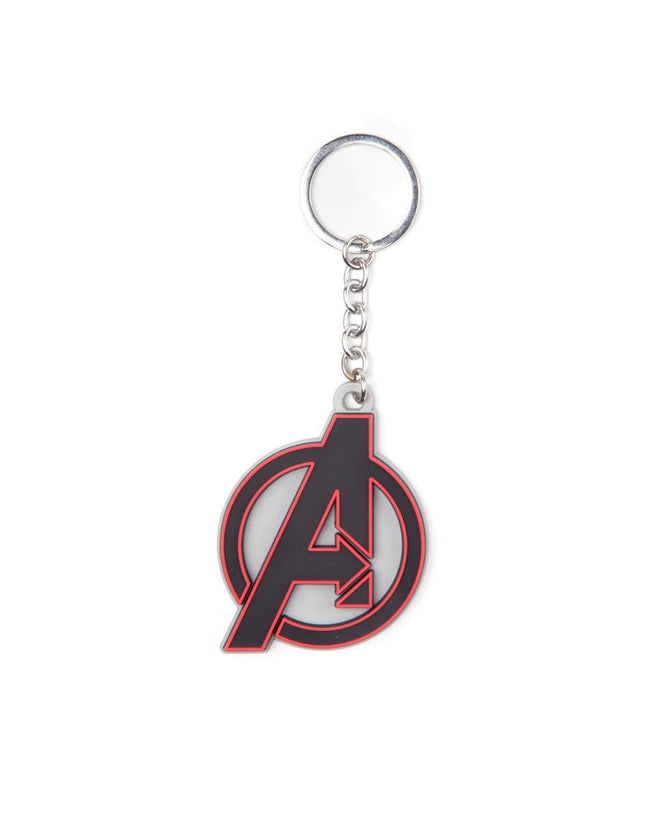 DIFUZED MARVEL AVENGERS LOGO PORTACHIAVI IN GOMMA