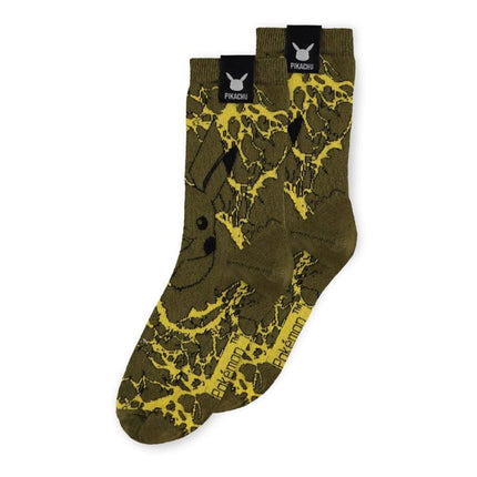 DIFUZED PokÃ©mon - Pikachu Men's Sport Socks (2Pack) 39 - 42