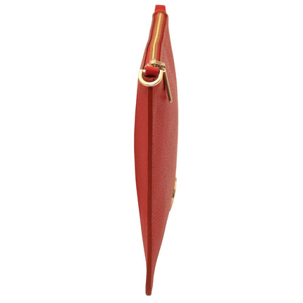 Diva - Leather Pouch Clutch With Chain Strap | TL142461
