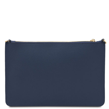 Diva - Leather Pouch Clutch With Chain Strap | TL142461