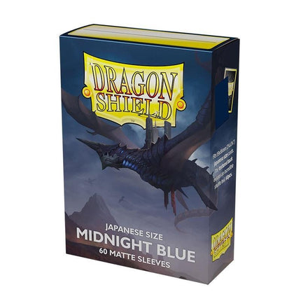 Dragon Shield Small Sleeves - Japanese Matte Midnight Blue (60 Sleeves)